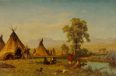 Sioux Village near Fort Laramie